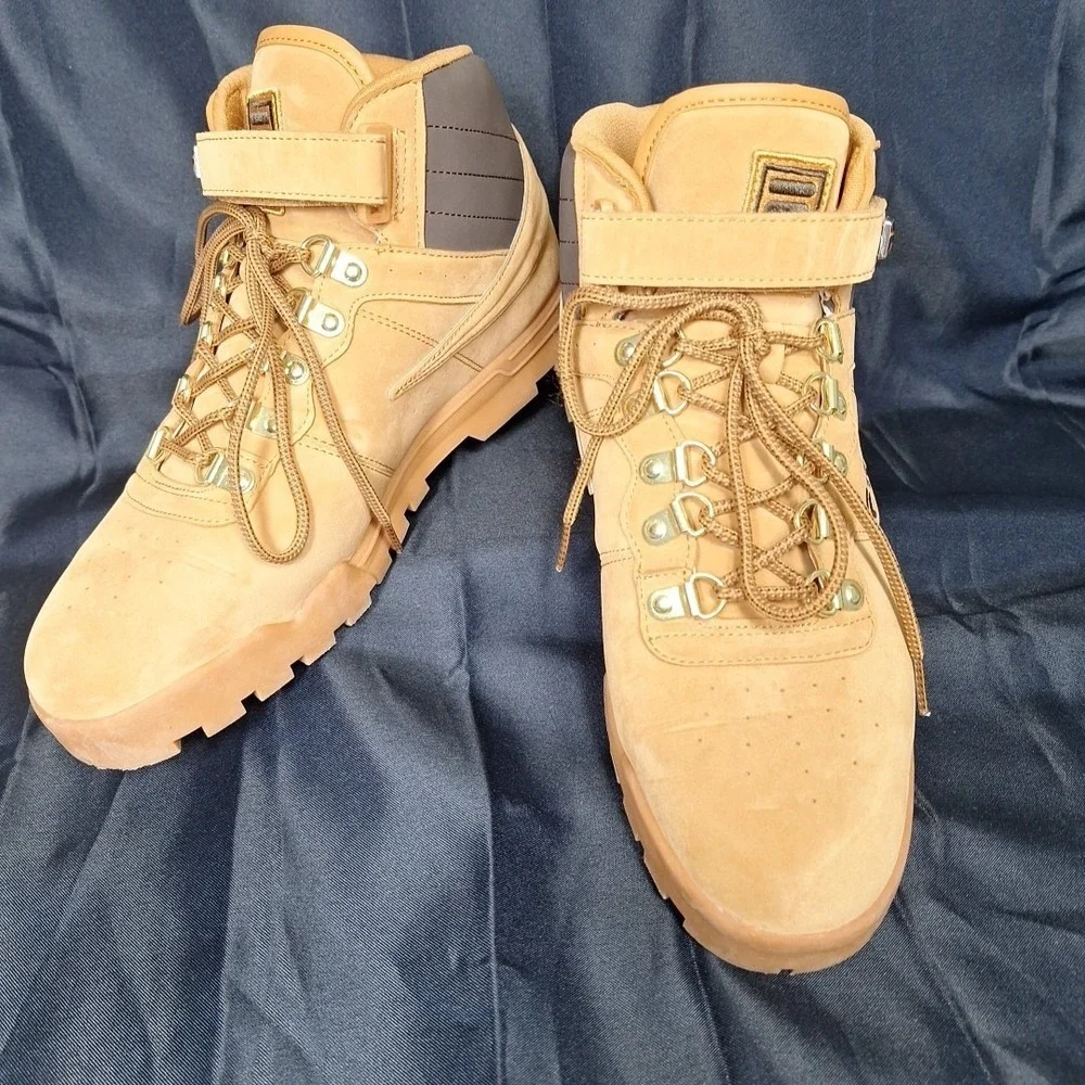 Fila V13 Mens Brown Dress Boots Size 11 Boot 1HM00878-248 Weather Tech Synthetic